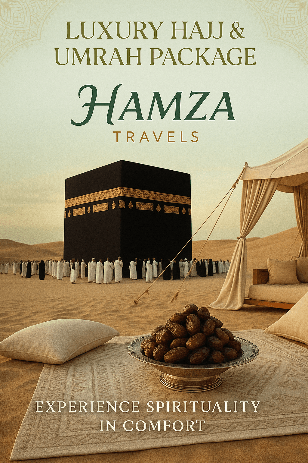 Hamza Travels team or Makkah landmark